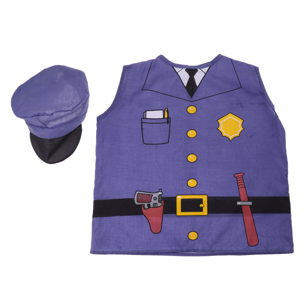 Kindergarten Performance Props Role-Playing Costumes for Child Police