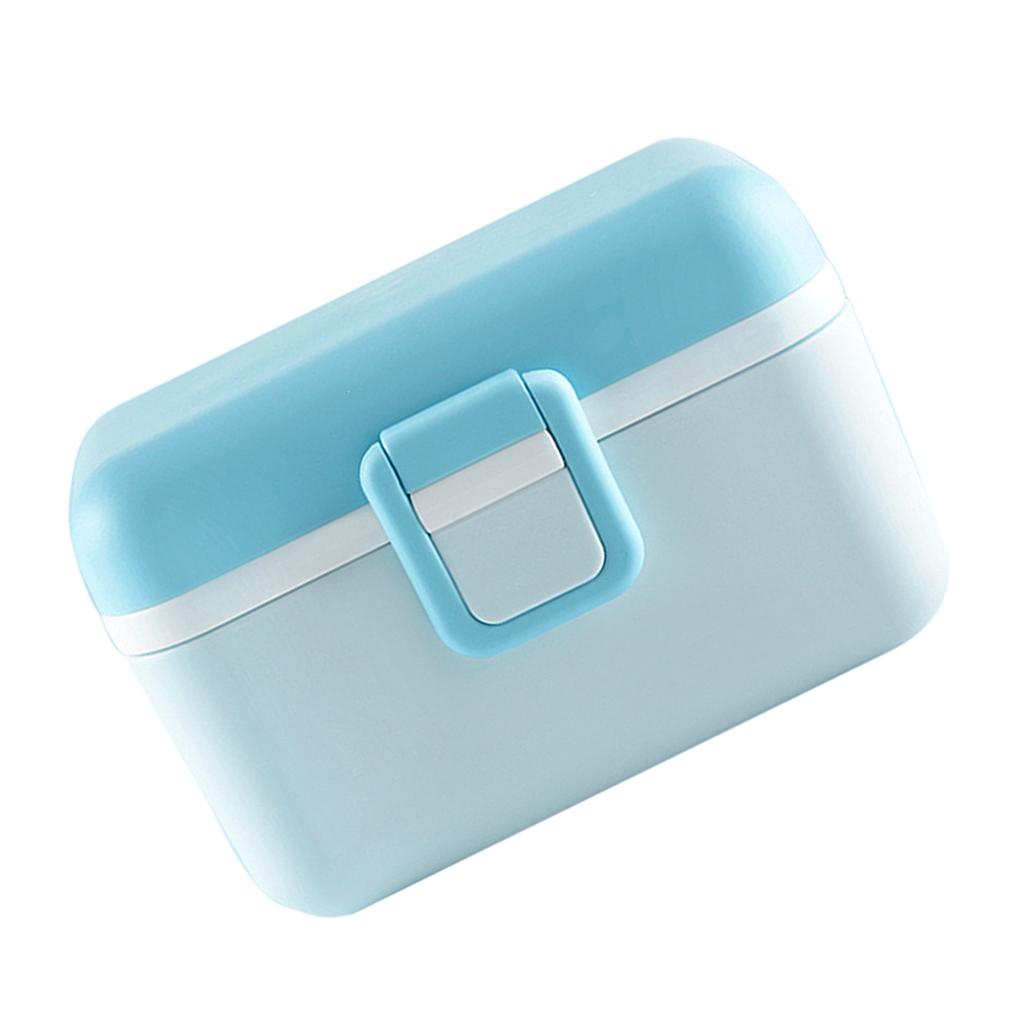 Baby Milk Powder Container Formula Food Storage Dispenser Sealed Blue