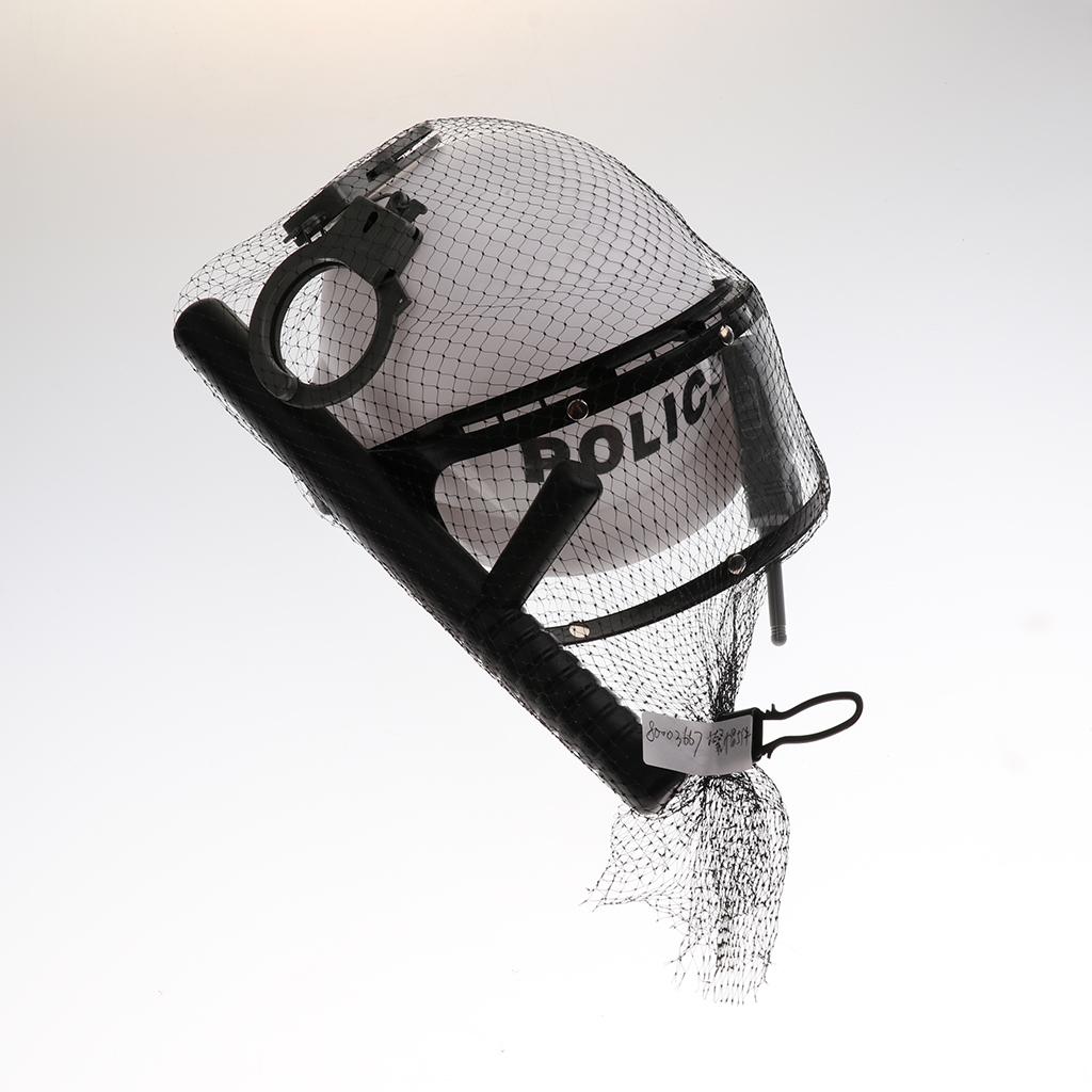 Children Pretend Play Game Toy Police Man Role Play Cosplay Set 5 Pieces