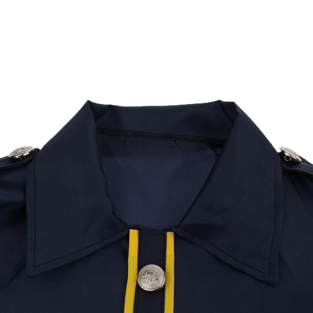 Children Police Man Role Play Costume Halloween Cosplay Set 8 Pieces