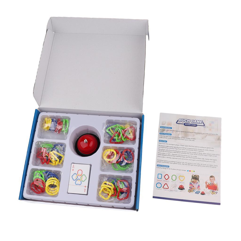 Rings Bell and Get the Rings Kids Early Learning Cognition Toy