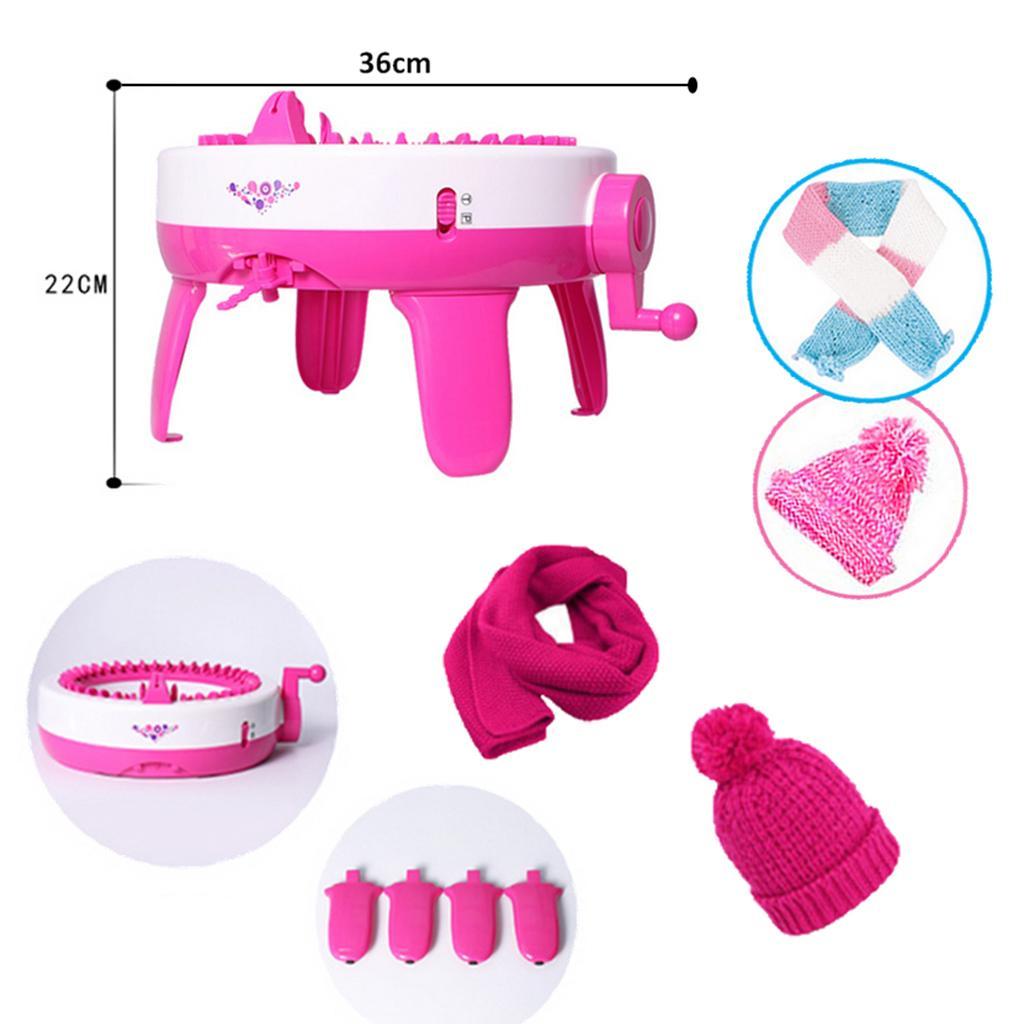 40 Needle Hand Knitting Machine Weaving Loom for Scraf Hat Kid Educational Toy
