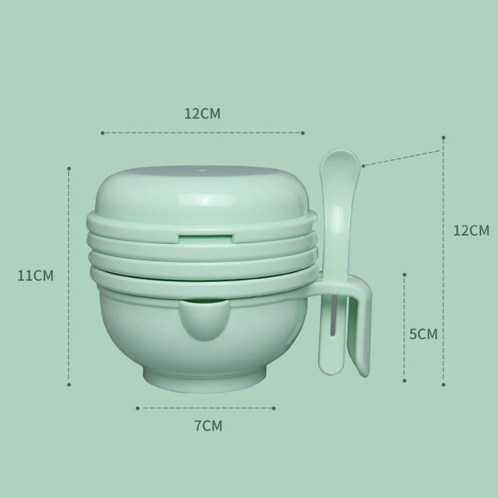 Baby Food Mill Grinding Bowl Grinder Processor Multifunction Mash Prep Serving DIY Homemade