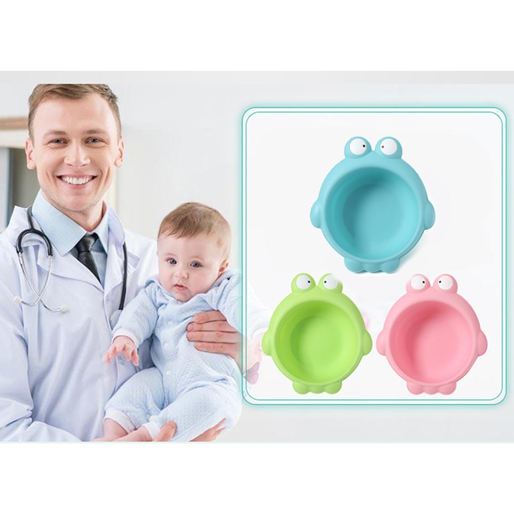 Cute Children Washbasin Baby Portable Washing Basin Plastic Frog pink
