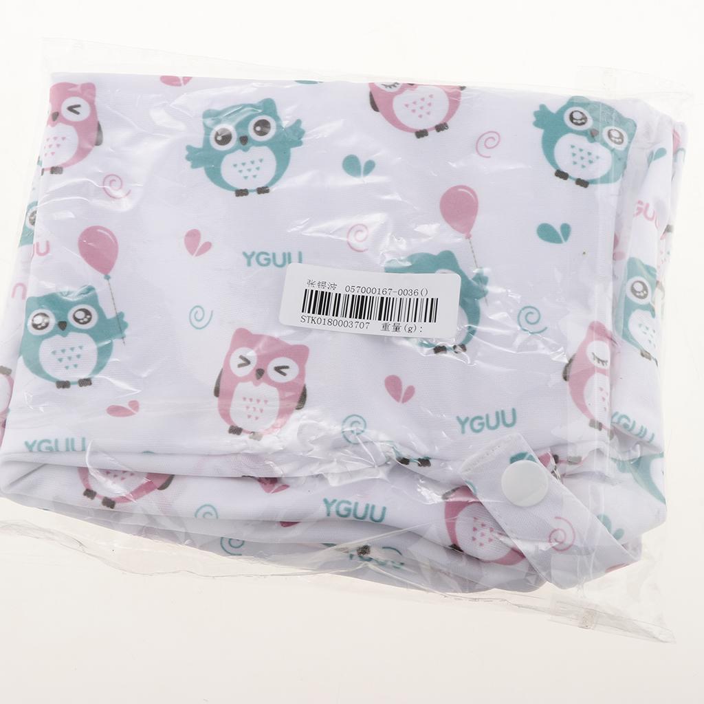Double Zipper Baby Cloth Diaper Nappy Wet Dry Bag Swimer Tote Style 7