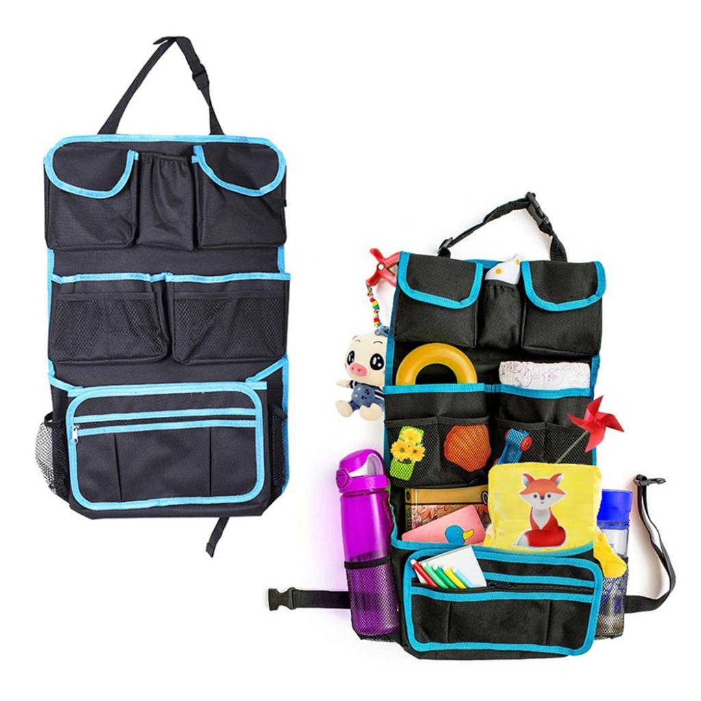 Car Seat Back Tidy Organiser Multi-Pocket Auto Travel Storage Bag Holder