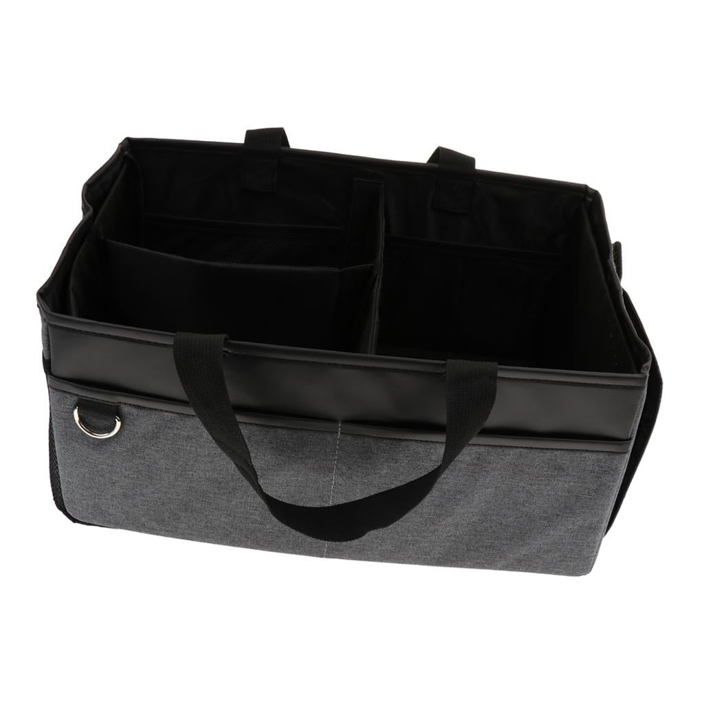 Baby Diaper Wipes Bag Caddy Nursery Storage Bin Infant Nappy Organizer Black