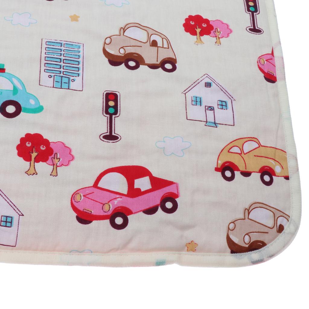 Infant Baby Cotton Waterproof Urine Mat Nappy Cover Changing Pad Car