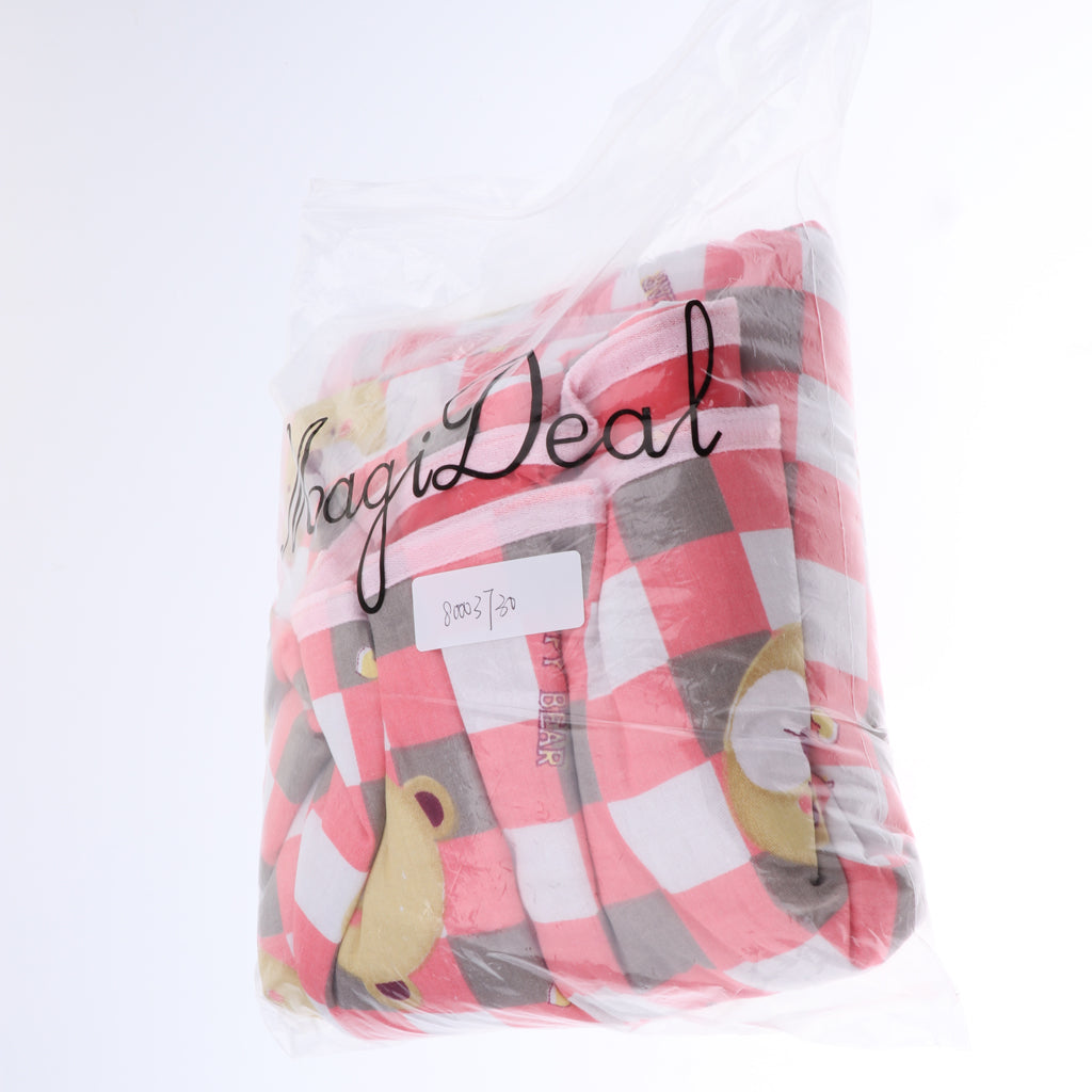 Infant Baby Cotton Waterproof Urine Mat Nappy Cover Changing Pad Plaid Bear