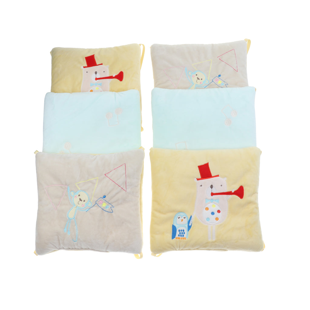 6PCs Baby Crib Bumper Cotton Infant Bed Cot Protector Musical