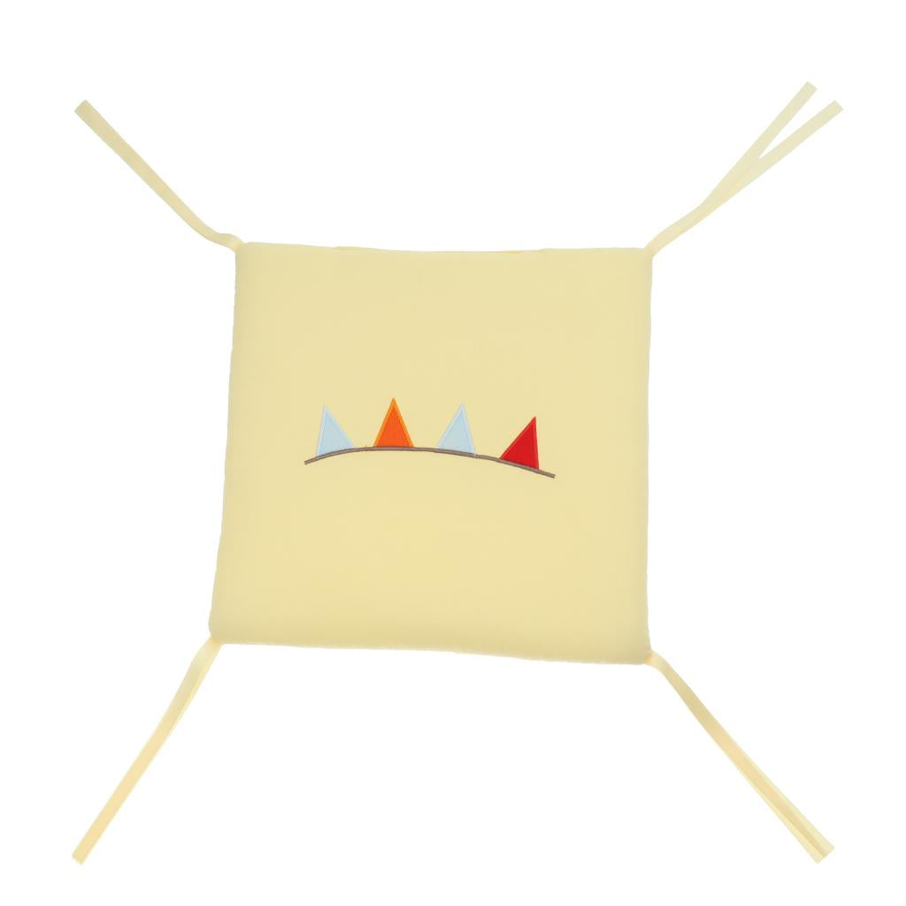 6PCs Baby Crib Bumper Cotton Infant Bed Cot Protector Elephant and Monkey