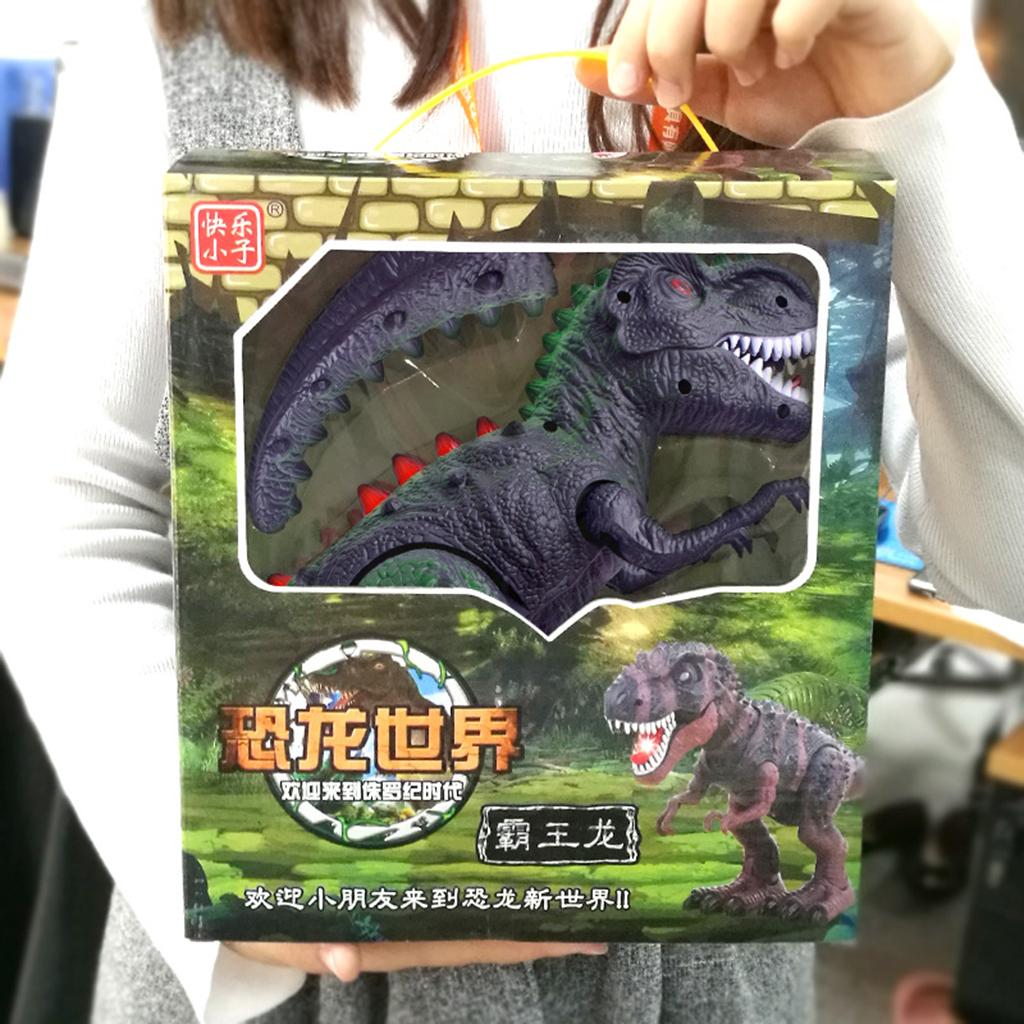Simulation Walking Dinosaur Model Electric Toy with Light Sound T-Rex 2