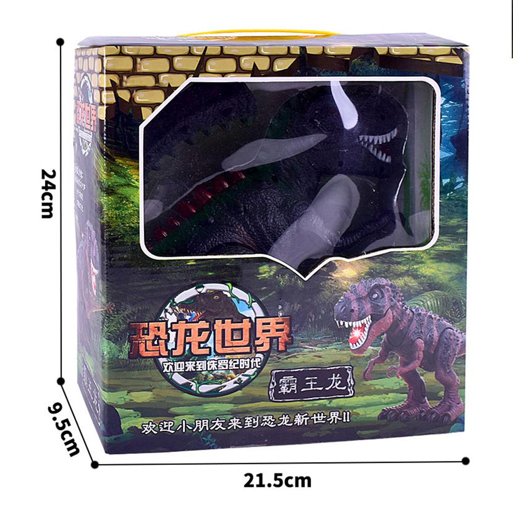 Simulation Walking Dinosaur Model Electric Toy with Light Sound T-Rex 2