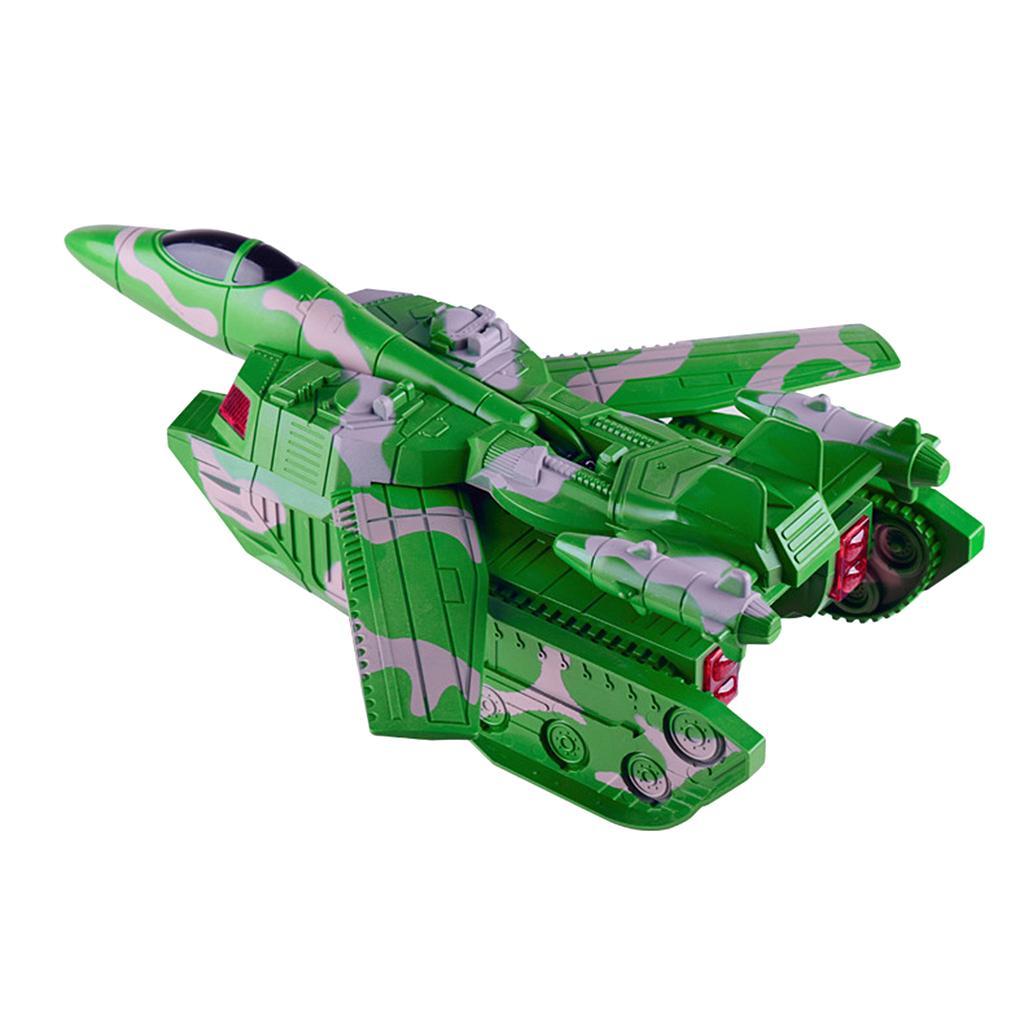 Battle Tank Transformer Toy with Light and Sound Creative Tank Gift for Kids