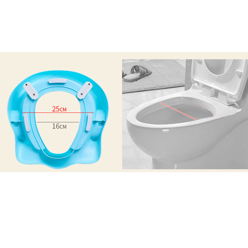 Children's Portable Potty Seat Baby Toilet Seat Cover Blue