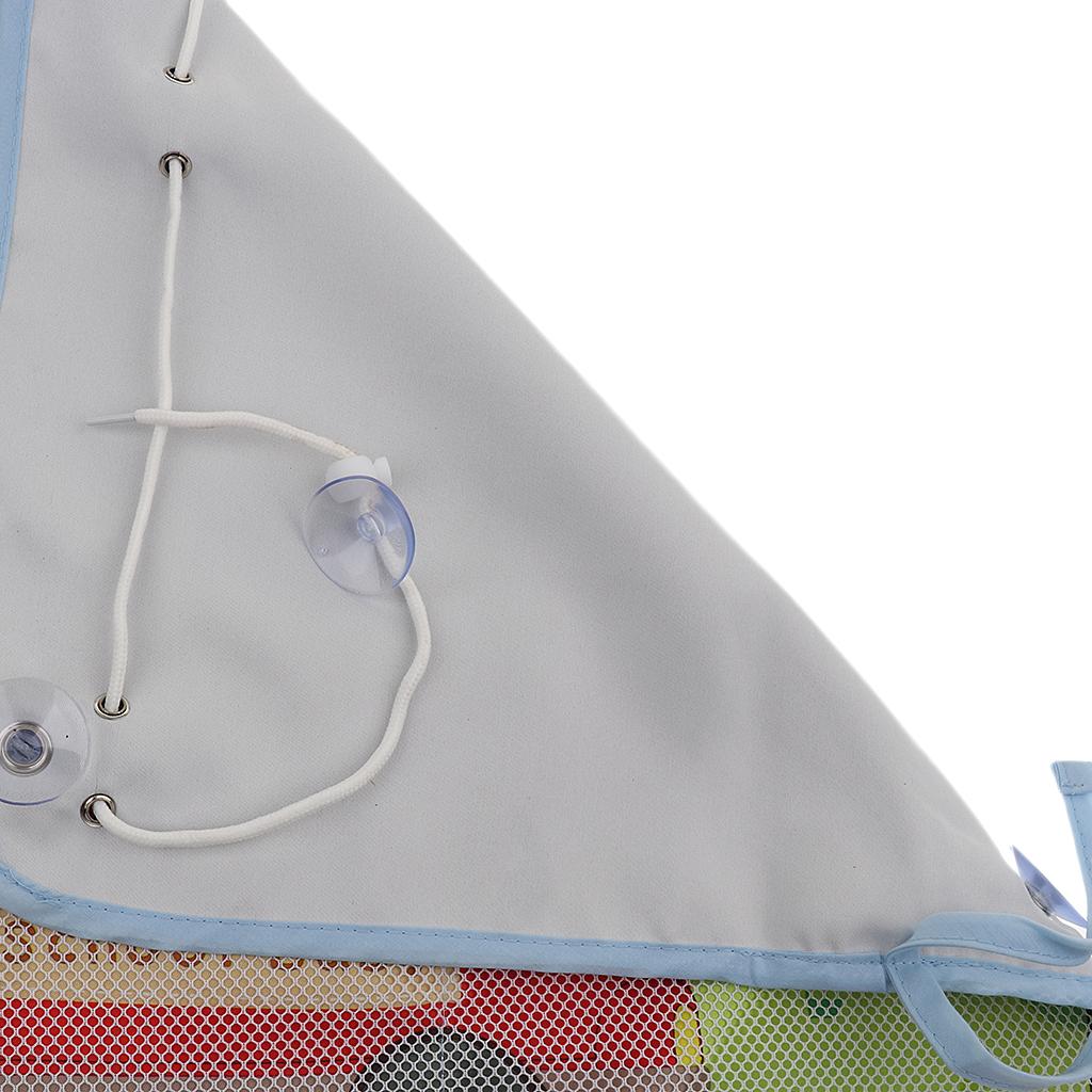Multi-Function Storage Sunscreen Car Sunshade Curtain Style - 9