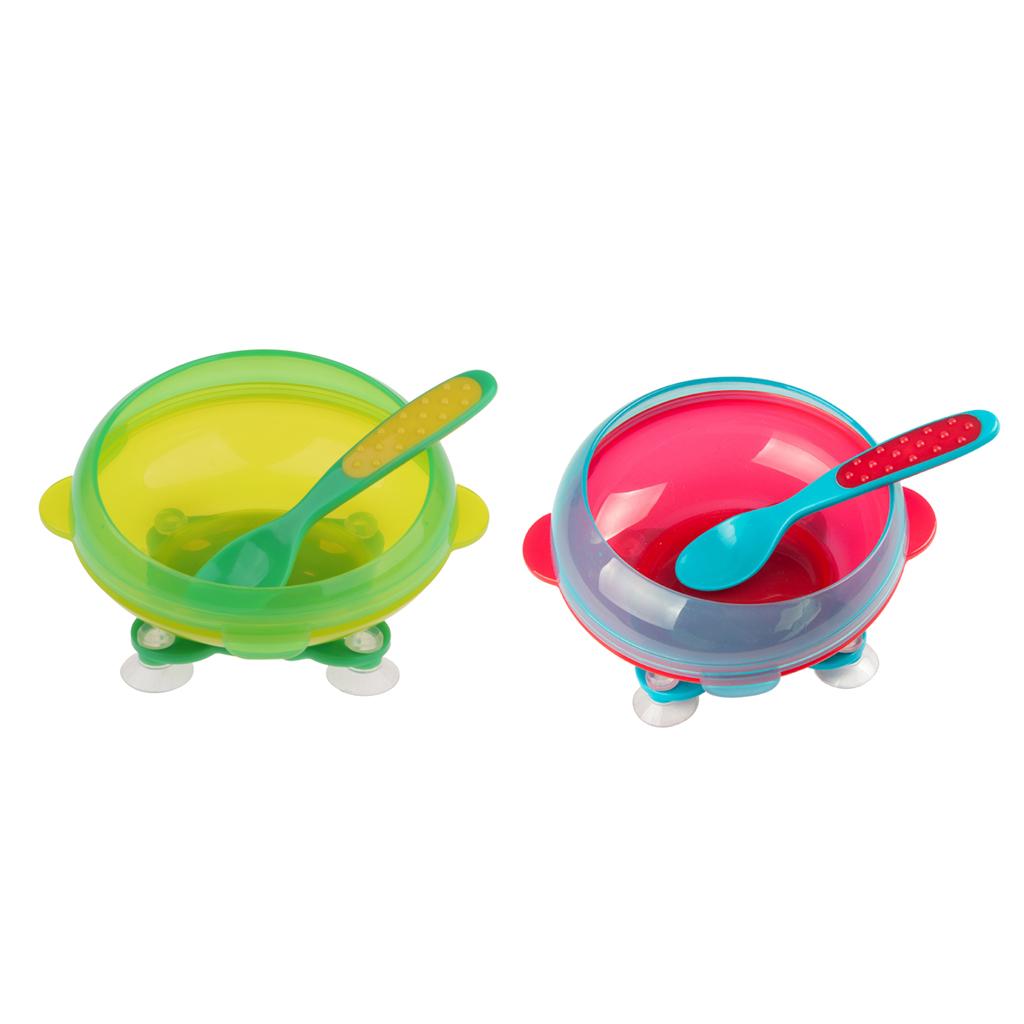 Baby Feeding Bowl Toddler Suction Bowl Tableware Green
