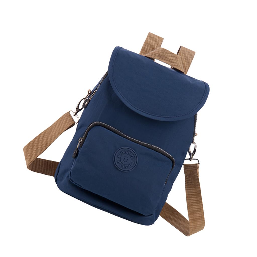 Double Shoulder Light Mummy Bag Multifunctional Baby Bag Navy blue