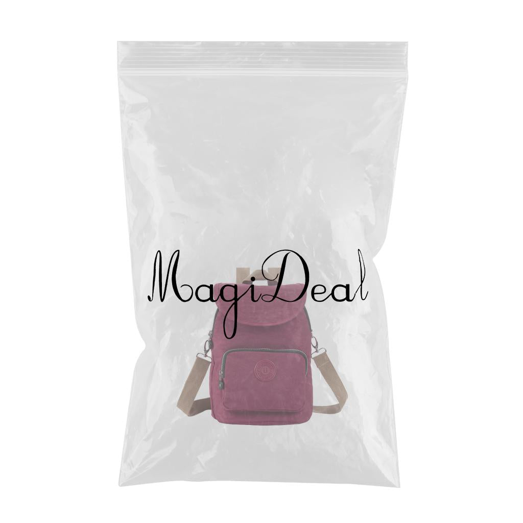 Double Shoulder Light Mummy Bag Multifunctional Baby Bag Wine red