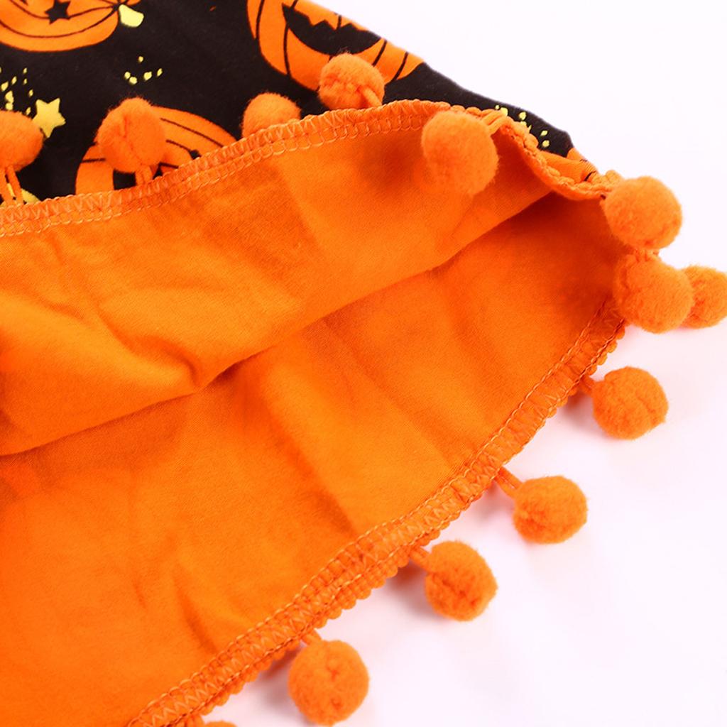 Baby Halloween Costume Tutu Dress Pumpkin Romper Jumpsuit Outfits 4 Years