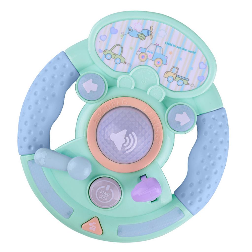 Baby Educational Musical Lighting Steering Wheel Toys Children Learning Play
