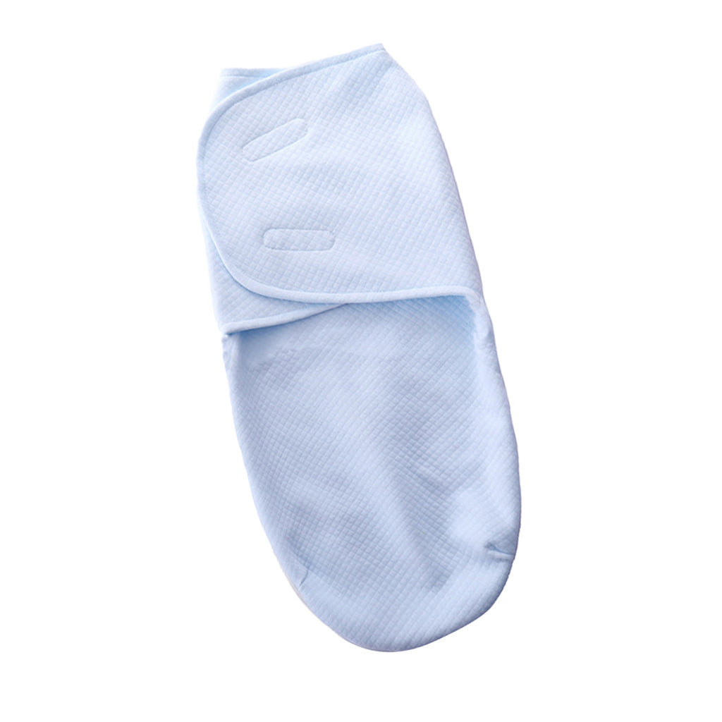Baby Infant Swaddle Wrap Blanket Sleeping Bag for 0-3Months Blue