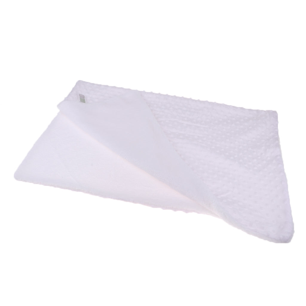 Baby Bubble Blanket Newborn Boys Girls Cot Blanket Comforter Wrap White