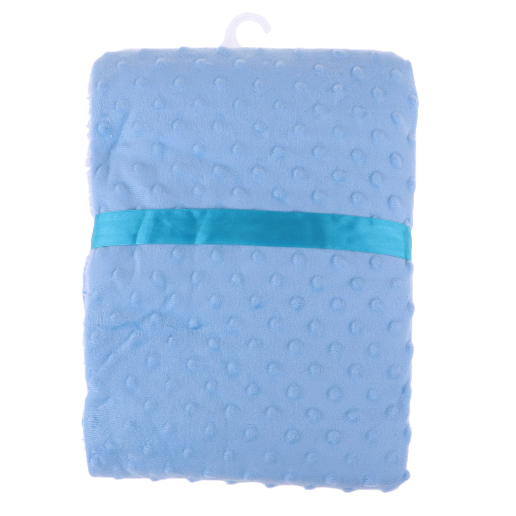 Baby Bubble Blanket Newborn Boys Girls Cot Blanket Comforter Wrap Blue