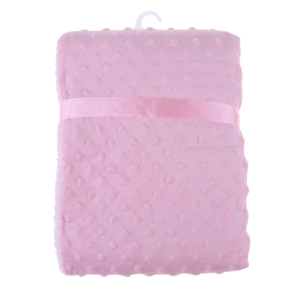 Baby Bubble Blanket Newborn Boys Girls Cot Blanket Comforter Wrap Pink
