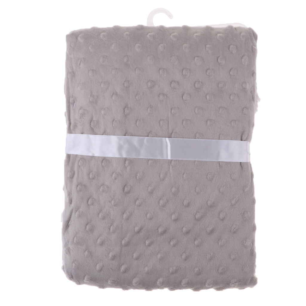 Baby Bubble Blanket Newborn Boys Girls Cot Blanket Comforter Wrap Grey