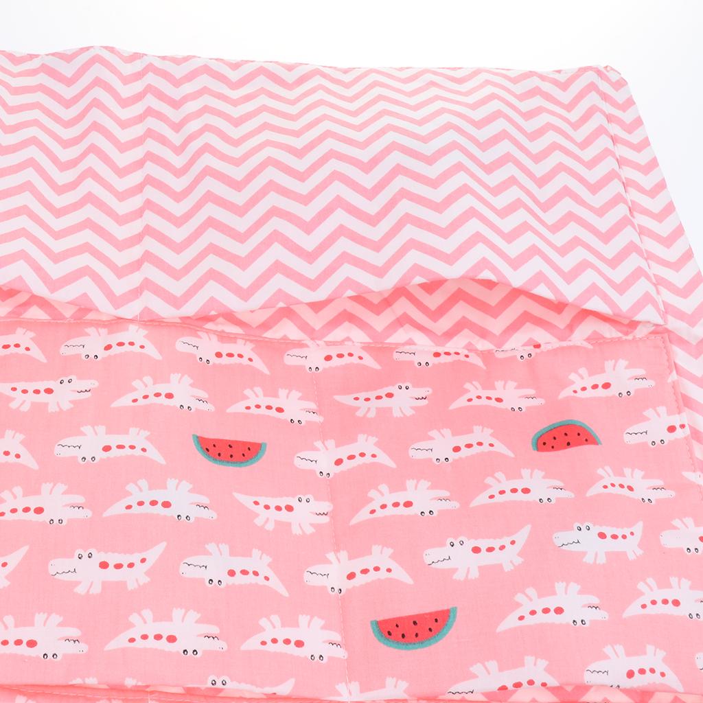 Bedside Pocket Storage Nursery Diaper Hanging Bag Organizer Pink crocodile