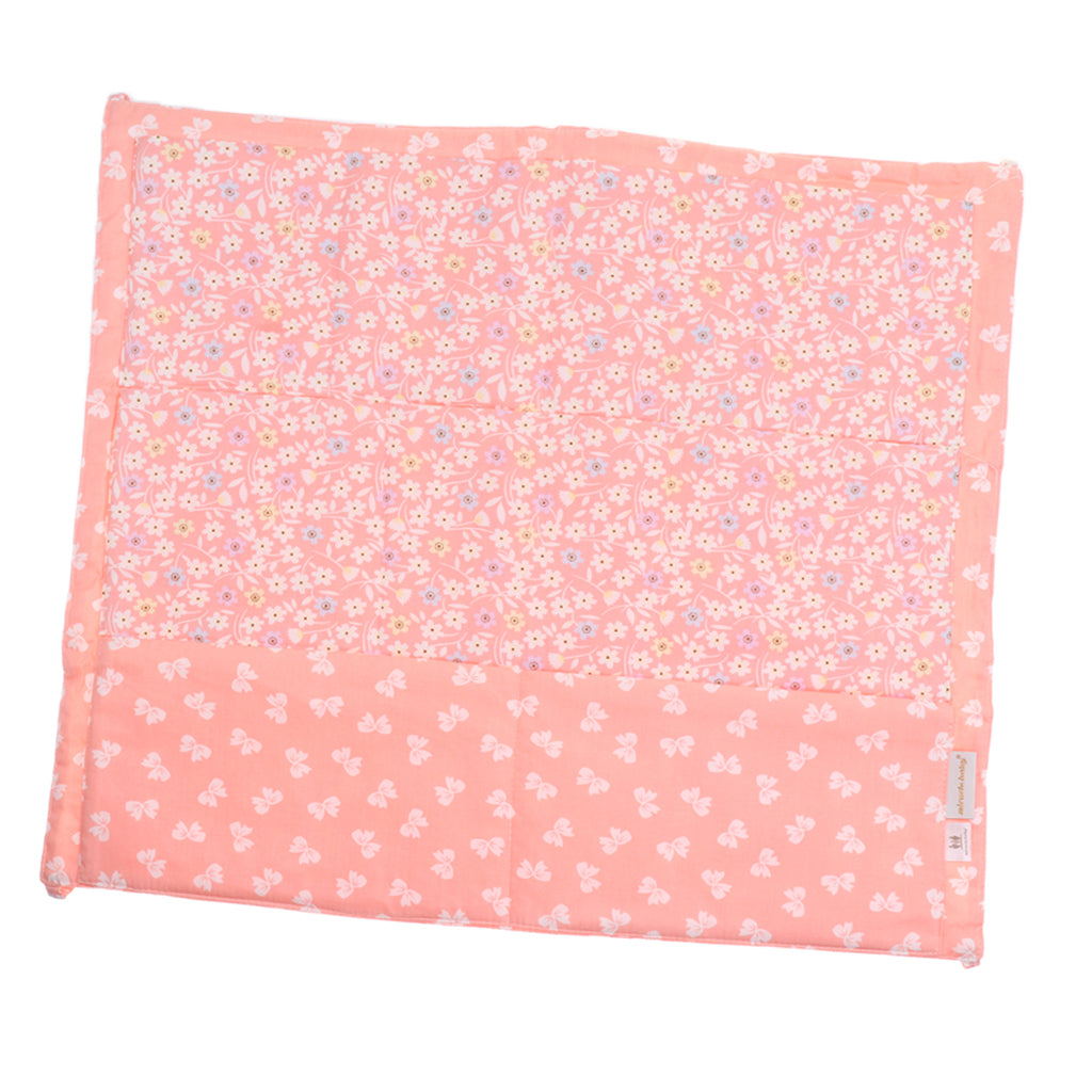 Bedside Pocket Storage Nursery Diaper Hanging Bag Organizer Orange flower