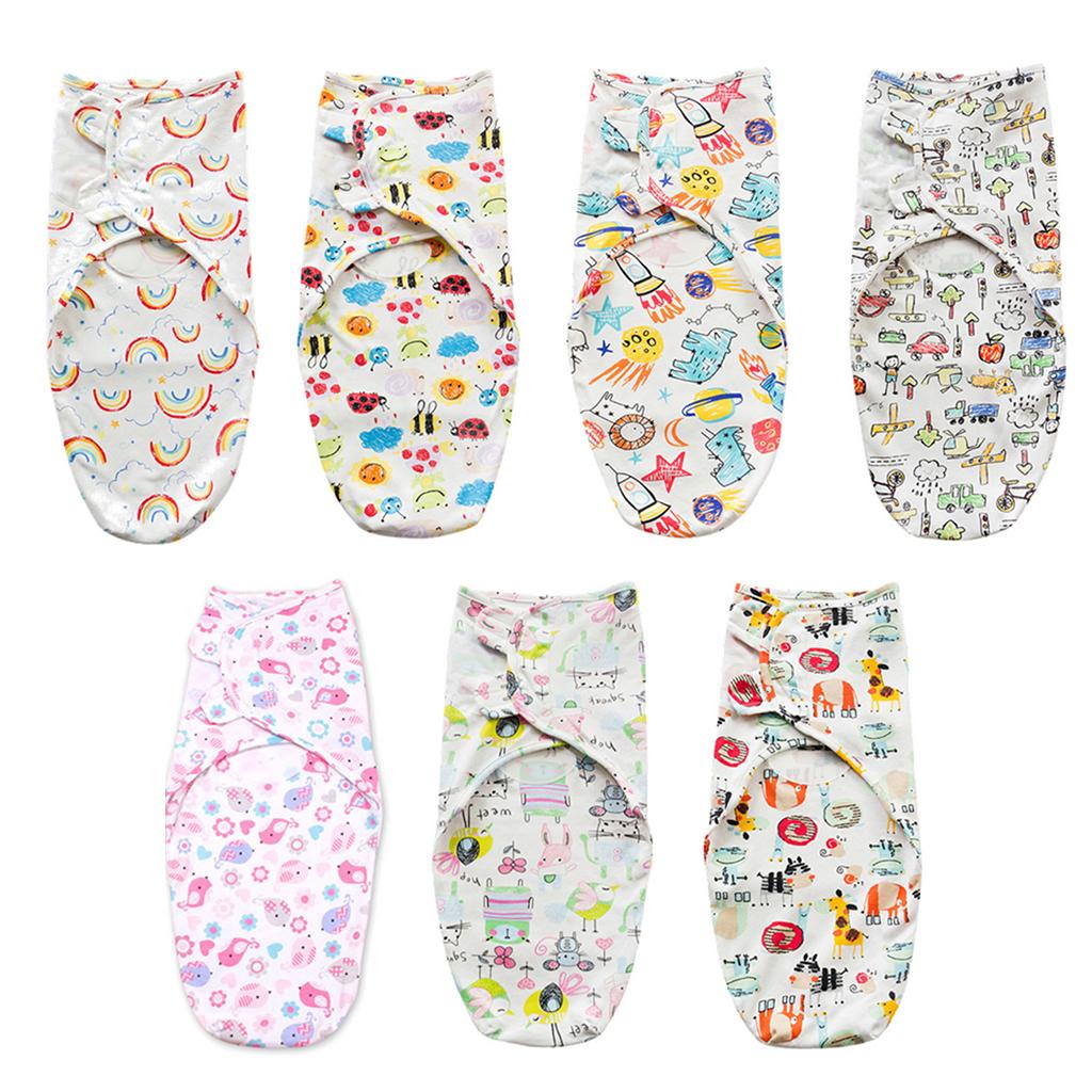 Baby Swaddle Wrap Newborn Infant Bedding Blanket Sleeping Bag Rainbow