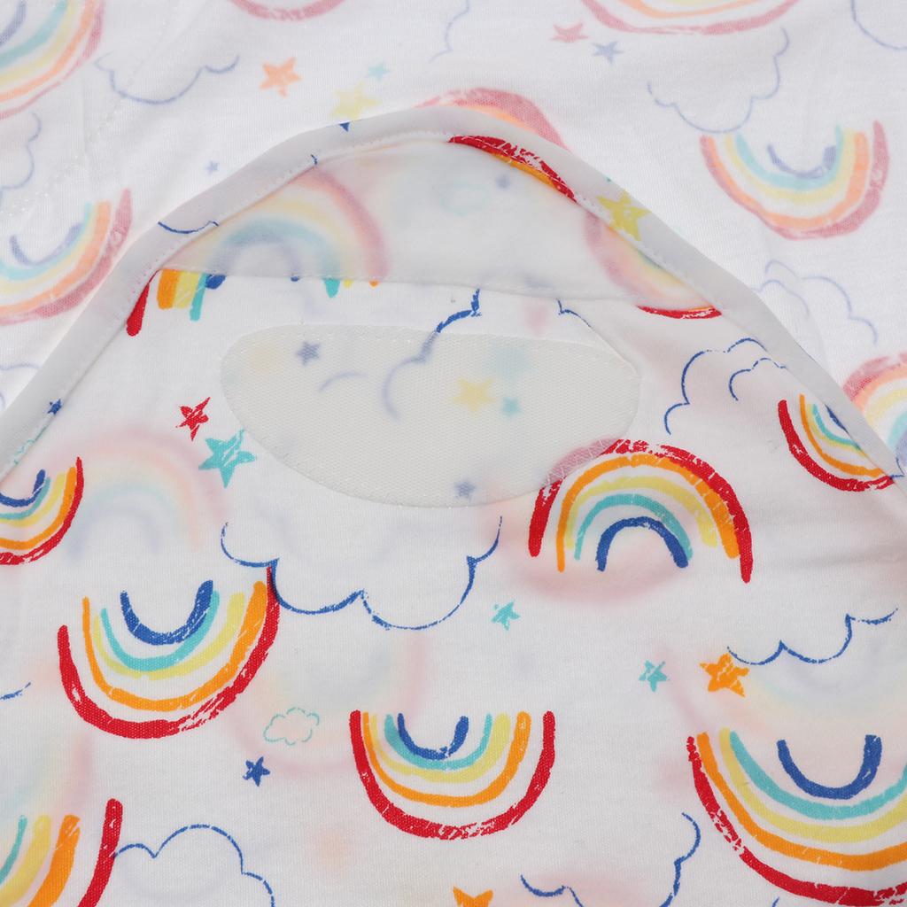 Baby Swaddle Wrap Newborn Infant Bedding Blanket Sleeping Bag Rainbow