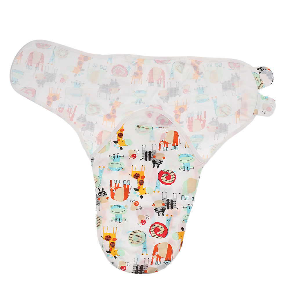 Baby Swaddle Wrap Newborn Infant Bedding Blanket Sleeping Bag Elephant