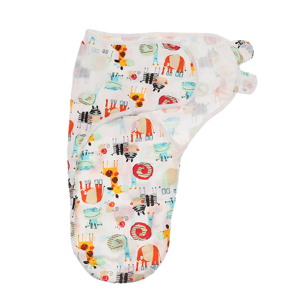 Baby Swaddle Wrap Newborn Infant Bedding Blanket Sleeping Bag Elephant