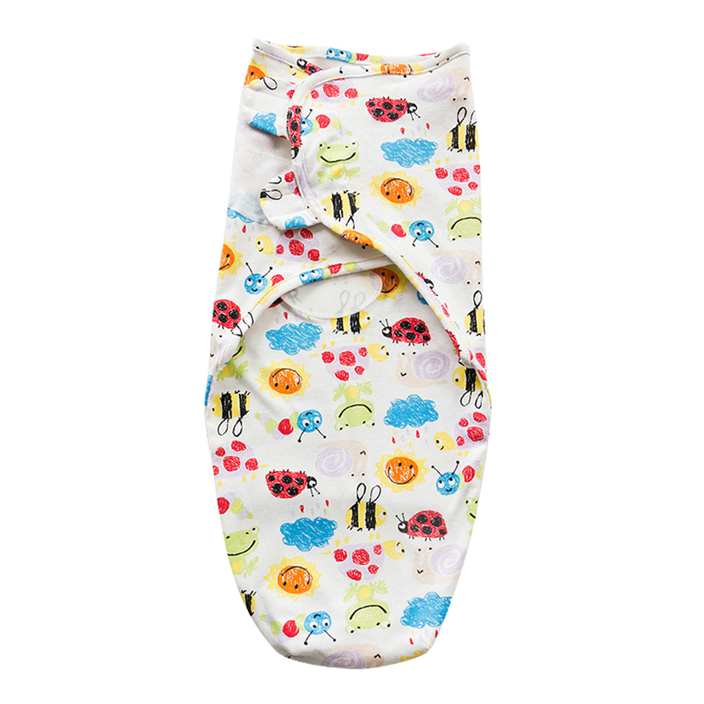 Baby Swaddle Wrap Newborn Infant Bedding Blanket Sleeping Bag Ladybird