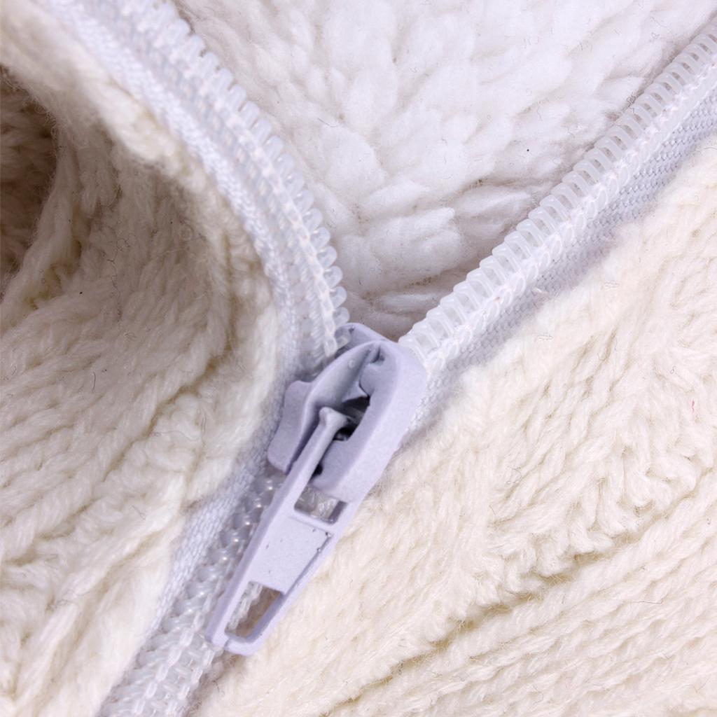 Baby Infant Knit Crochet Swaddle Wrap Swaddling Blanket Sleeping Bag White