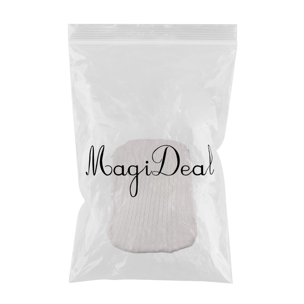 Baby Infant Knit Crochet Swaddle Wrap Swaddling Blanket Sleeping Bag White