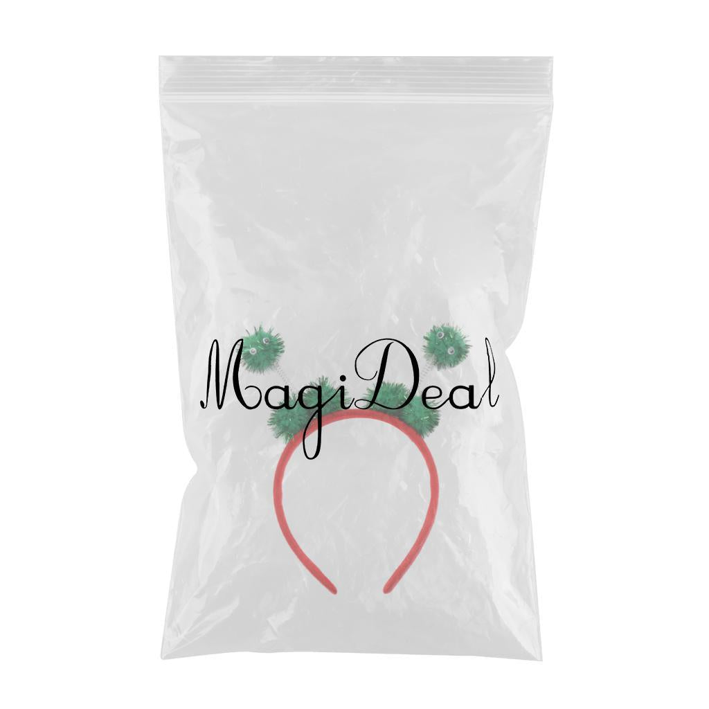 Kid Bee Pom Ball Headband Cosplay Costume Halloween Headwear Green