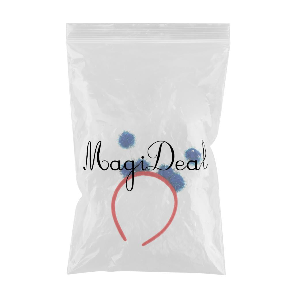 Kid Bee Pom Ball Headband Cosplay Costume Halloween Headwear Blue