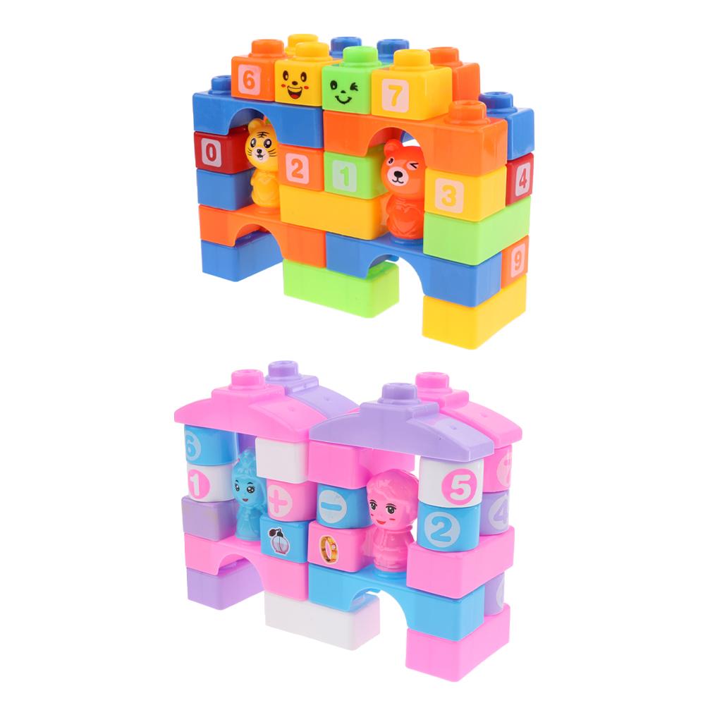 Plastic Children Kids Puzzle Educational Building Blocks Toys Princess
