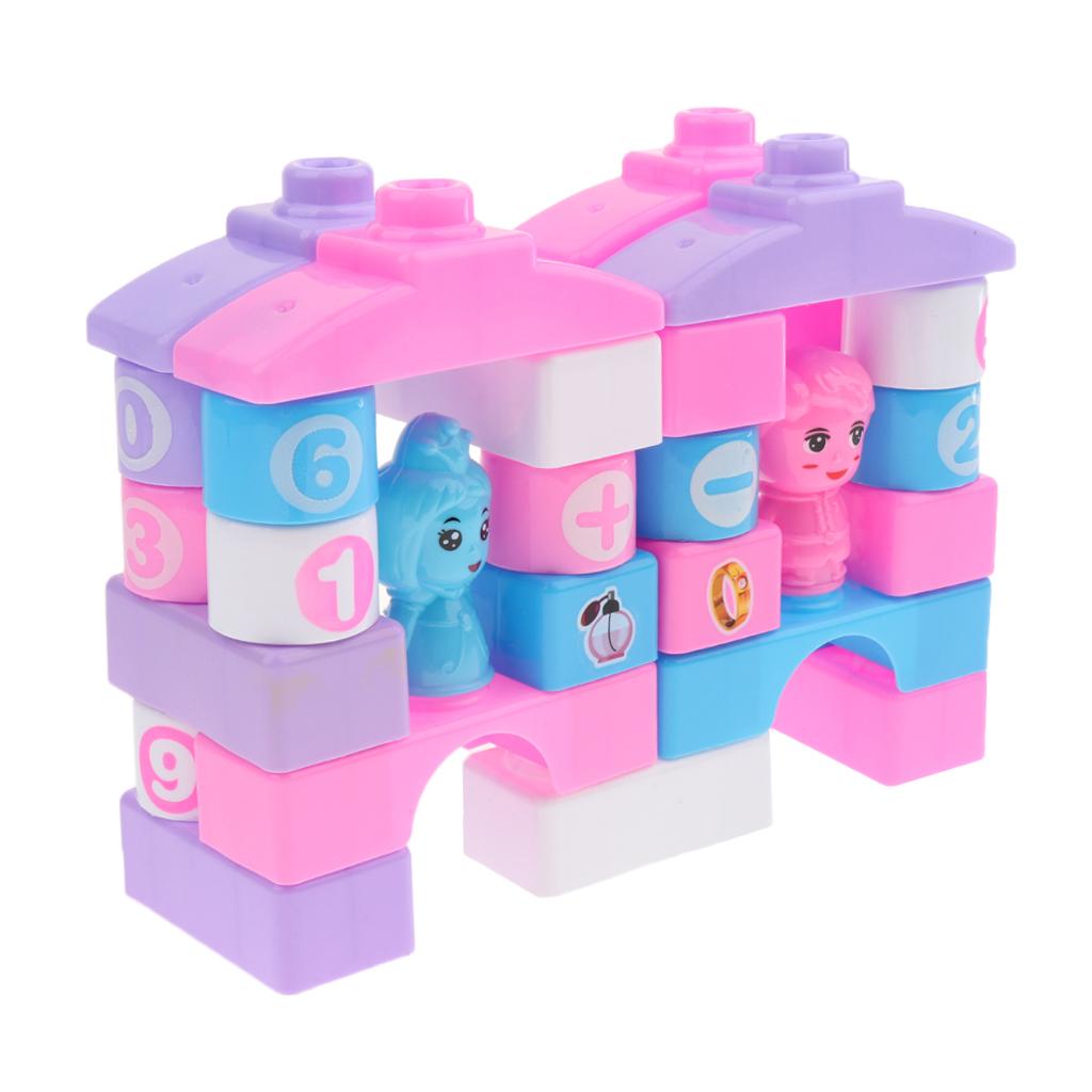 Plastic Children Kids Puzzle Educational Building Blocks Toys Princess