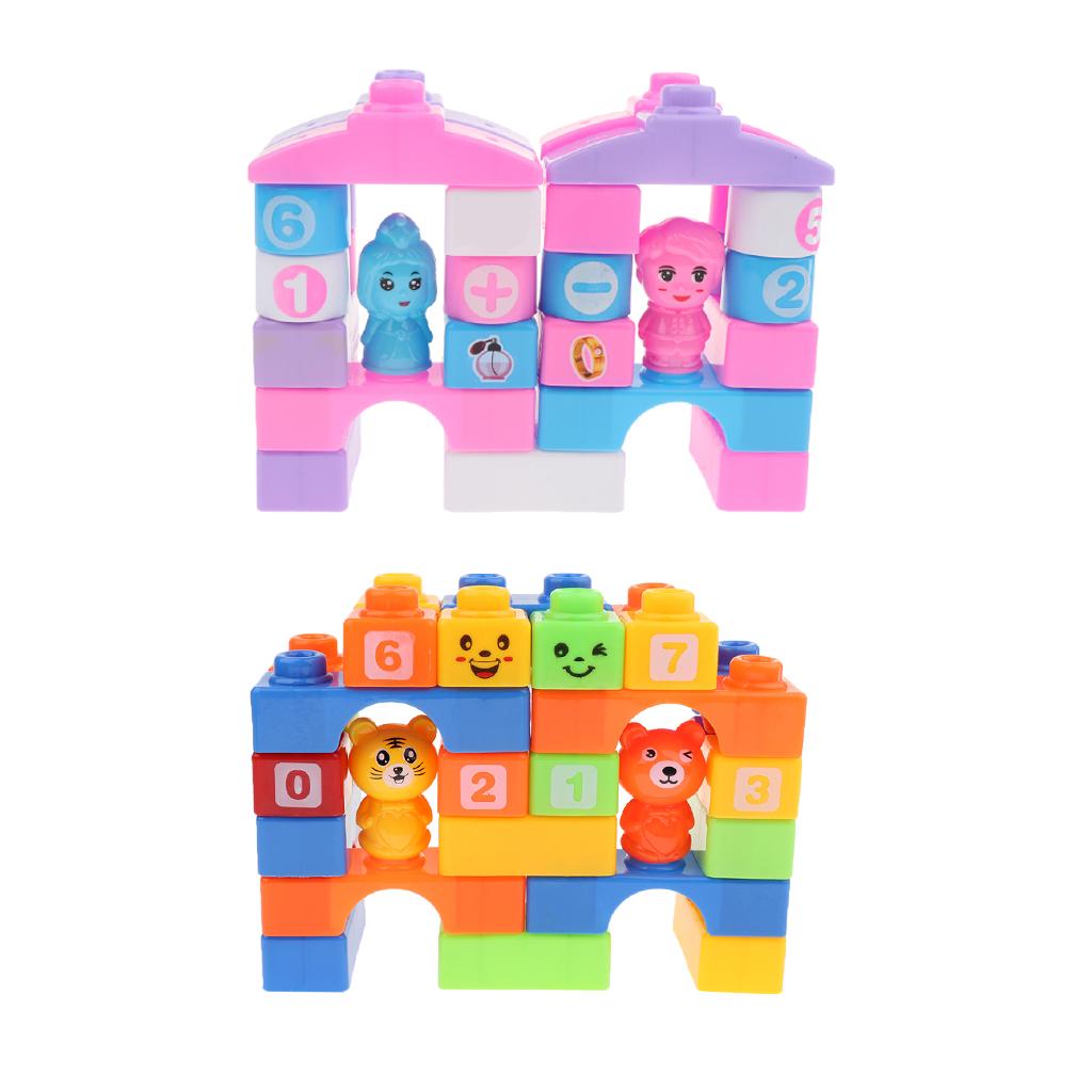 Plastic Children Kids Puzzle Educational Building Blocks Toys Princess