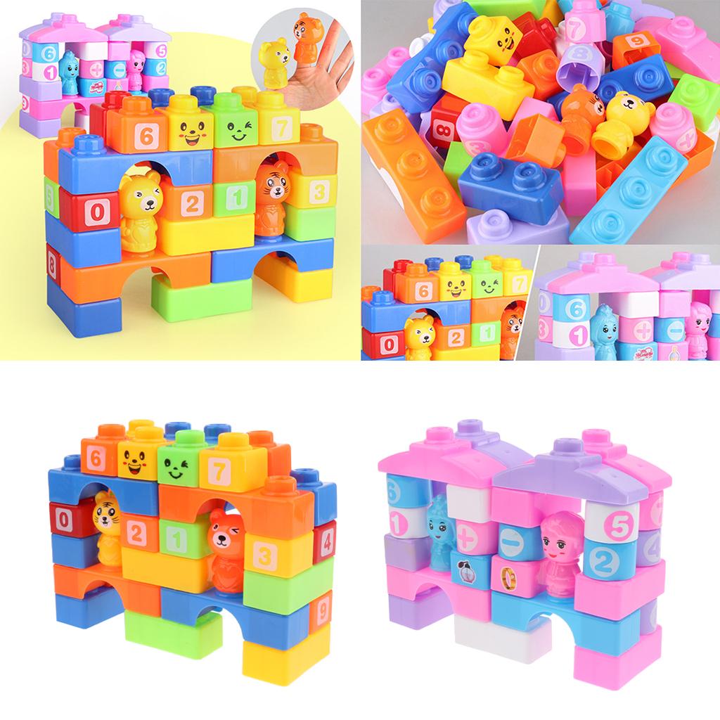 Plastic Children Kids Puzzle Educational Building Blocks Toys Princess