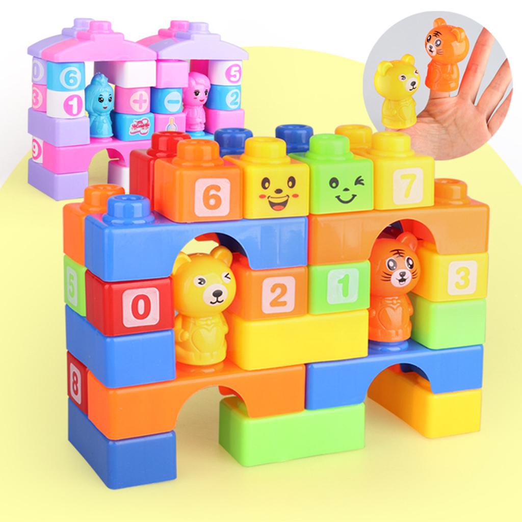 Plastic Children Kids Puzzle Educational Building Blocks Toys Princess