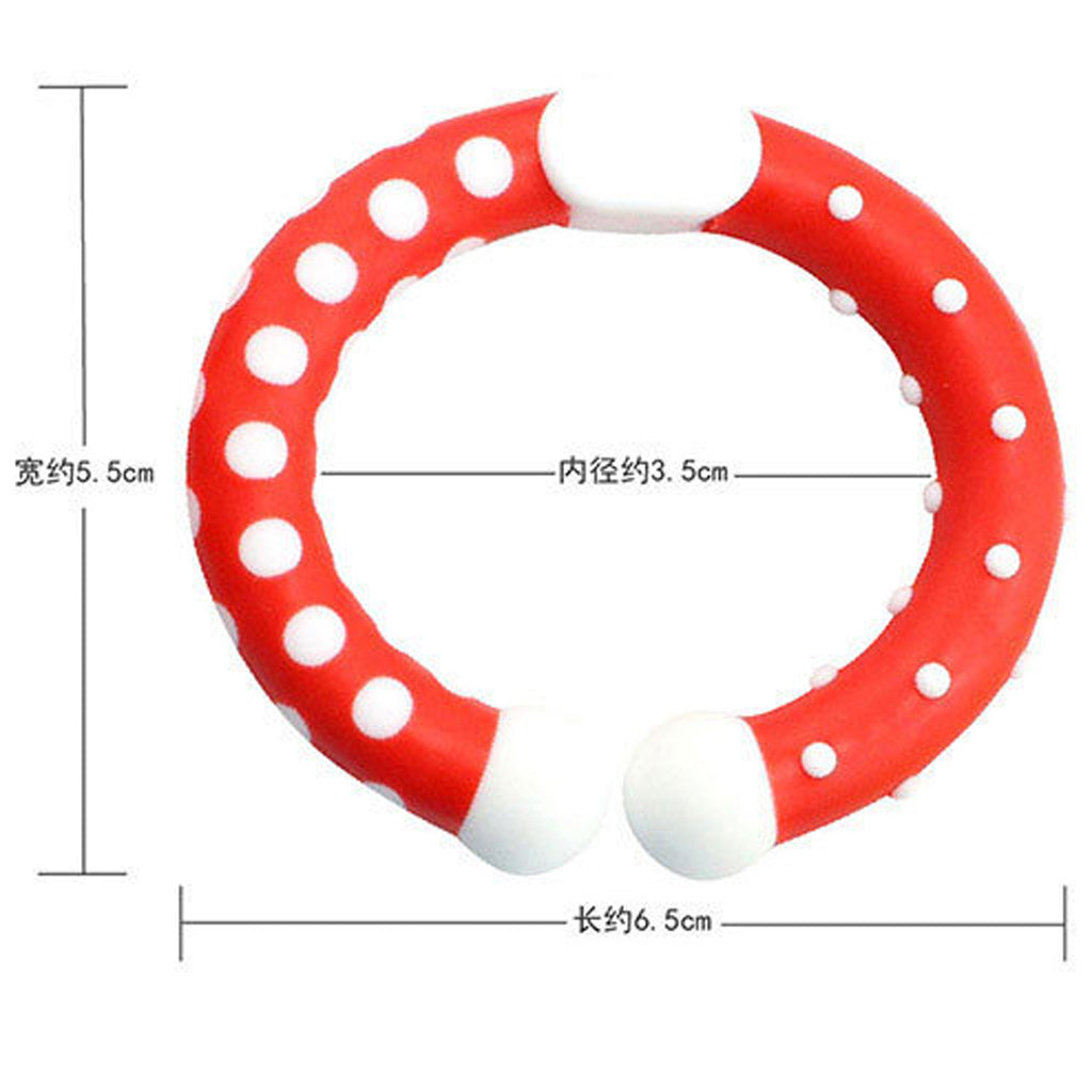 Baby Teether - 6pcs Silicone Sensory Teething Ring Toys - Fun, Colorful