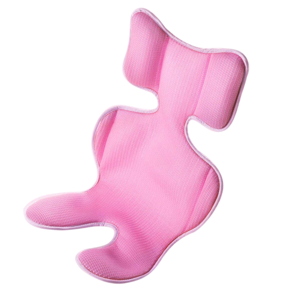 Four Seasons Universal Baby Pram Car 3D Seat Cushion for Strollers Pink