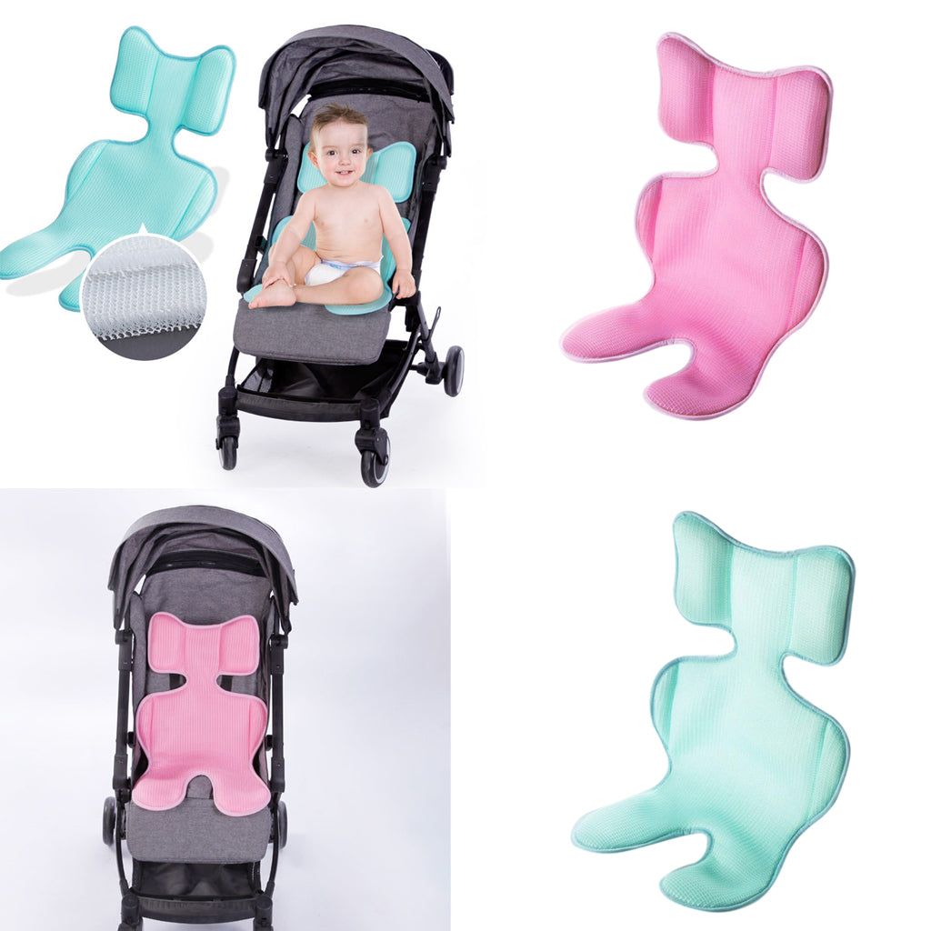 Four Seasons Universal Baby Pram Car 3D Seat Cushion for Strollers Pink