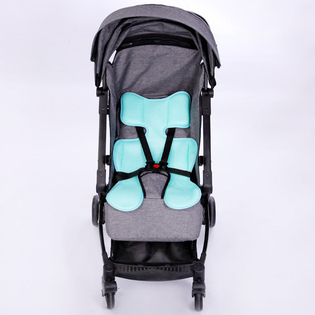 Four Seasons Universal Baby Pram Car 3D Seat Cushion for Strollers Blue